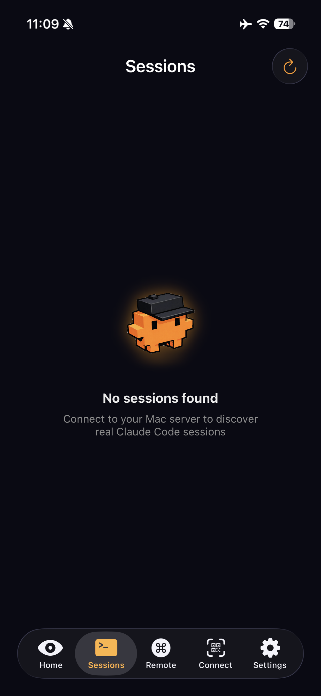 ClaudeWatch Sessions